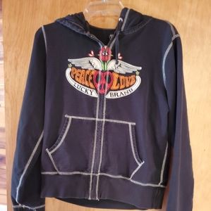 Lucky Brand zip up Hoodie